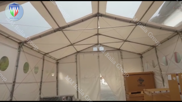 Coperture per magazzino deposito 8 x 20 con velcro e obló - Foto 2