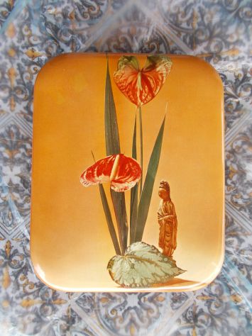 Scatola di latta vintage "Motta"
