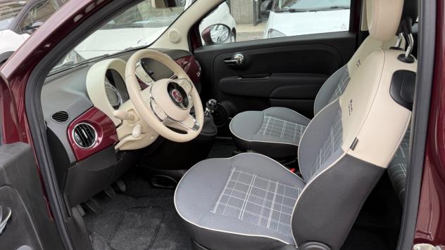 Fiat 500 1.2 Lounge LED CAR PLAY PANORAMA CERCHI 15 PDC BLUETOOTH - Foto 10