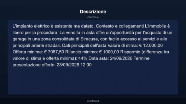 Immobile in asta di 18 m² in vendita a Siracusa - Foto 4