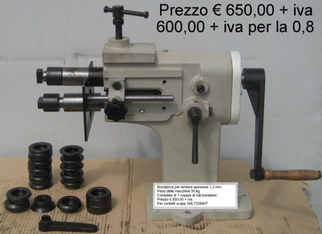 Bordatrice manuale 1,2 mm
