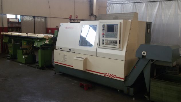 Tornio Graziano GT 400 G con caricatore barre Iemca TAL 65 auto