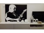 Quadro moderno Pino Daniele dipinto a mano