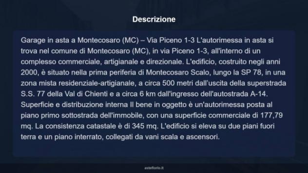 Immobile in asta di 177 m² in vendita a Montecosaro - Foto 6