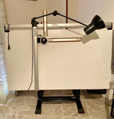 TAVOLO PROFESSIONALE CON TECNIGRAFO BIEFFE + SGABELLO