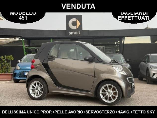 SMART ForTwo PASSION PELLE+NAVIG. +SERVOSTERZO+UNICO PROPR. rif. 22587080