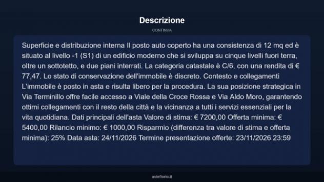 Immobile in asta di 12 m² in vendita a L'Aquila - Foto 5