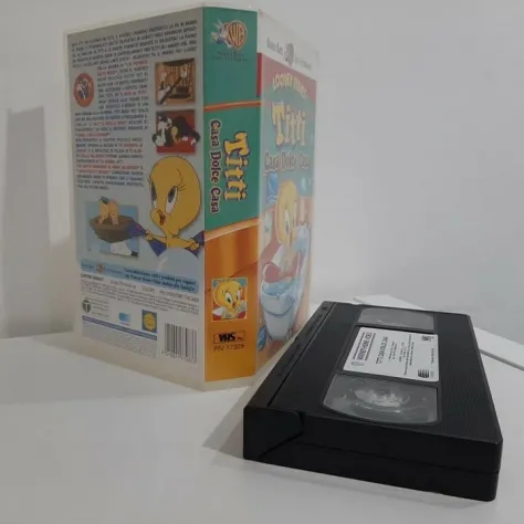 VIDEOCASSETTA WARNER BROS TITTI CASA DOLCE CASA  PIV 17328 *RARISSIMA* - Foto 2