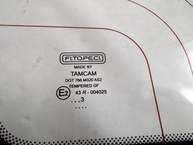 1618106180 LUNOTTO TERMICO POSTERIORE CITROEN NEMO 1.3 D 55KW 5M 5P (2011) RICAMBIO USATO - Foto 4