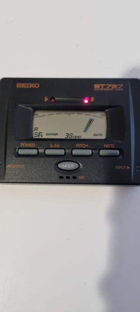 Seiko ST737 Accordatore digitale automatico per chitarra e basso usato