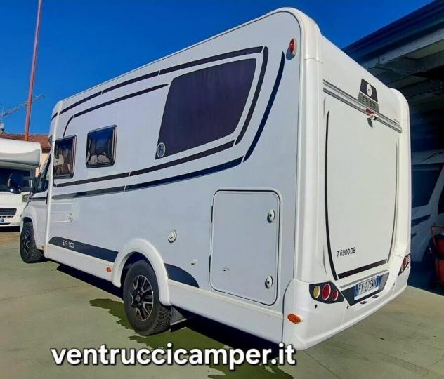 Etrusco 6900DB LETTO TRAVERSO POST CON BASCULANTE ANTERIORE GARAGE 6,99M FINANZIABILE 180 MESII - Foto 5