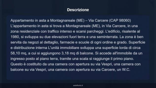 Immobile in asta di 58 m² in vendita a Montagnareale - Foto 9