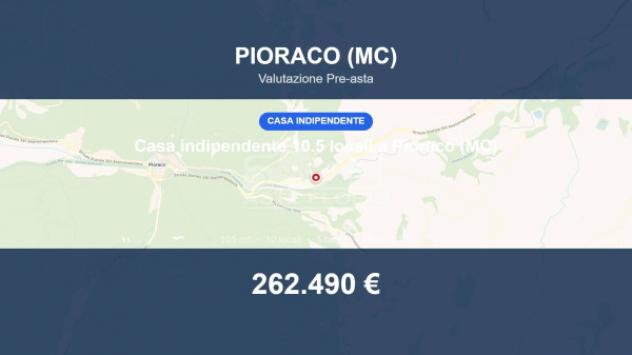 Immobile in asta di 105 m², box auto in vendita a Pioraco