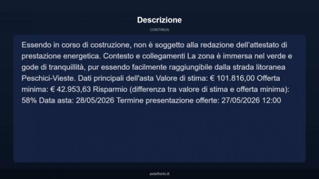 Immobile in asta di 89 m² in vendita a Vieste - Foto 12