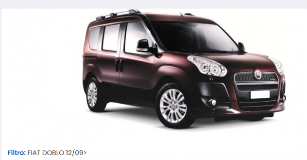 MUSATA COMPLETA MUSO FRONTALE FIAT DOBLO 2009