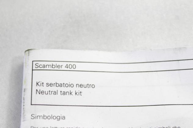 DUCATI SCRAMBLER 400 SIXTY 2 97780031A SERBATOIO BENZINA 16 - 21 FUEL TANK RICAMBIO NUOVO 58612262A - Foto 6