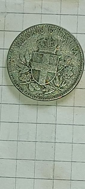 Buono da Lire 1 del 1923 ed altre monete rare del secolo 1800 e primi del 1900 - Foto 8