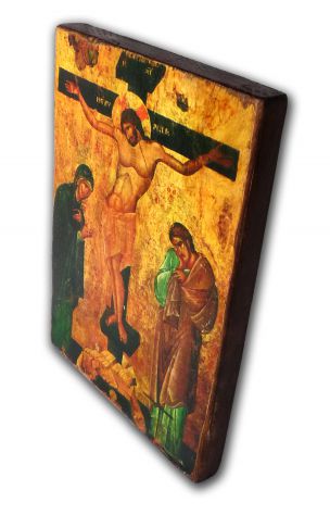 ICONA : Crocifissione, Ohrid, Museo Nazionale, XIII sec. - Foto 2