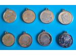 8   Medaglie segni zodiacali   diametro  mm. 24 peso 5,5 g   Pietro Annigoni