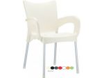 Sedie Alluminio Polipropilene Arredo Esterno Pizzeria Cod 8075