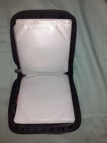 Borsa Porta CD DVD DVX Raccoglitore x 16 dischi Dimensione Danza in tessuto nero - Foto 3