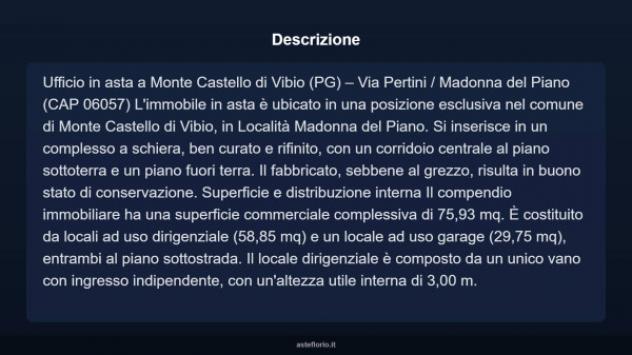 Immobile in asta di 75 m² in vendita a Monte Castello di Vibio - Foto 4