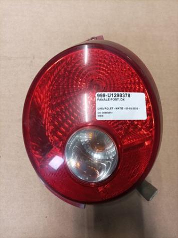FANALE POST. DX 999-U1298378 Parti elettriche  Fanaleria  Fanali  Fanale post. dx. CHEVROLET - MATIZ - 01-05-2005 - 01-12-2010