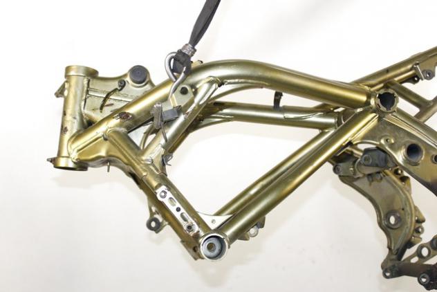 TELAIO CON DOCUMENTI E KIT CHIAVI ACCENSIONE KAWASAKI ER-6N 2005 - 2008 321600268793 211750077 FRAME WITH ECU KEYS KIT DA RETTIFICARE - Foto 2