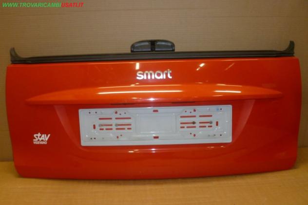 PANNELLO EST.PORTELLO POST.(in plastica) ROSSO SMART FORTWO (A/C451) SMART - FORTWO - 01-04-2007 - 01-08-2010