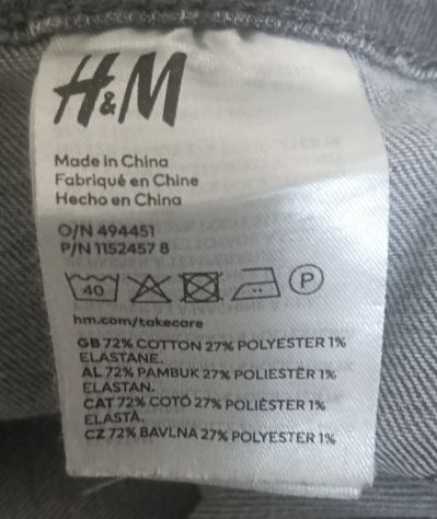 Jeans Skinny Ultra High – Grigio – M - Foto 4