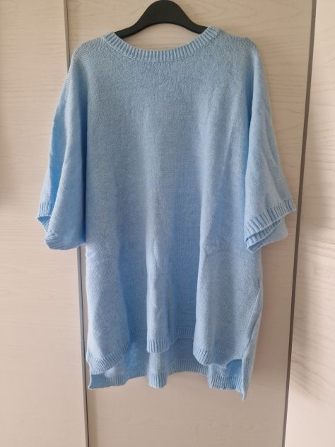 Maglione azzurro morbidissimo - Foto 4