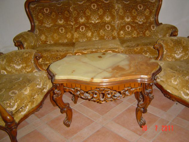 vendo salotto completo di tavolino - Foto 3