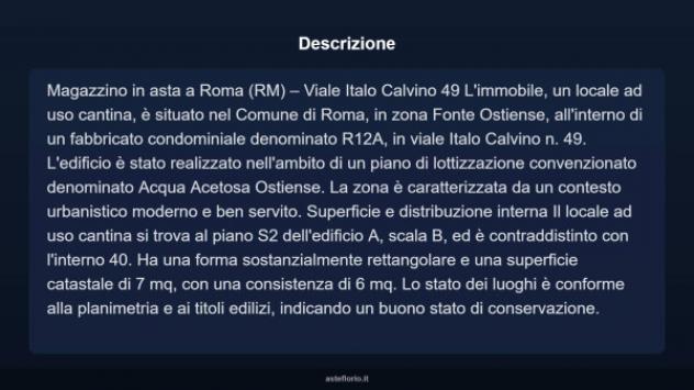 Immobile in asta di 7 m² in vendita a Roma - Foto 9
