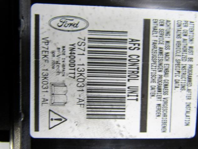 7S71-13K031-AF CENTRALINA AFS LUCI E FARI FORD MONDEO SW 2.0 G 107KW 5M 5P (2009) RICAMBIO USATO - Foto 3