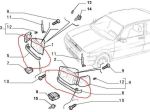 Modanatura Sotto Faro Anteriore Destro Fiat Tipo 170620099
