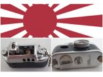 Accendino a benzina, Made Occupied Japan, Miniatura Fotocamera Tasca 1940.