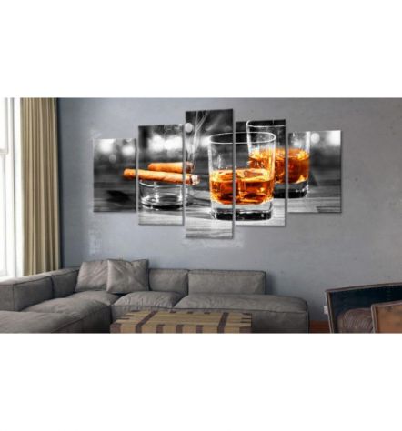 Quadro Al Bar Cm. 225x100 - Grigio - ARREDALACASA - Foto 2