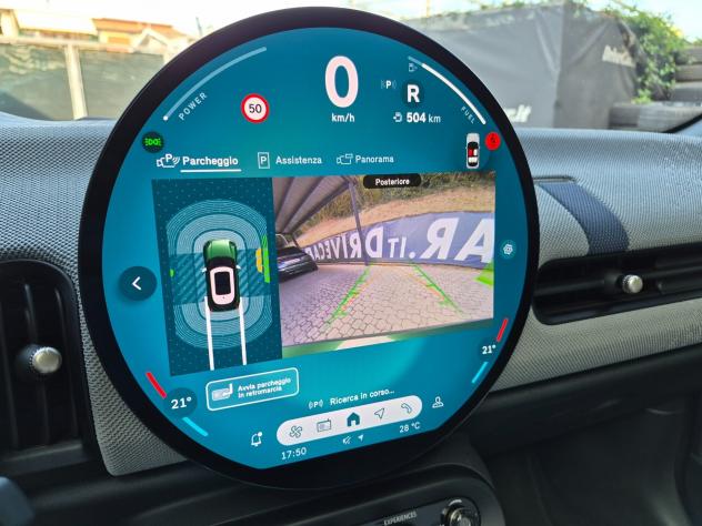 MINI Cooper C STEPTRONIC TETTO PELLE LED NAVI CARPLAY RETROCAM. HEAD UP DISPLAY VOLANTE RISC. JCW 1 PROPRIETARIO AUTO UFFICIALE MINI - Foto 4