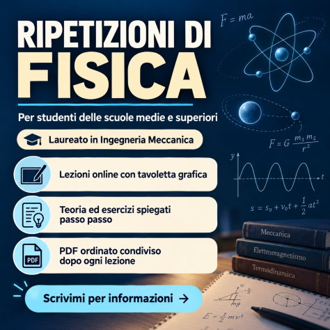 Ripetizioni di fisica chiare e personalizzate con tavoletta grafica