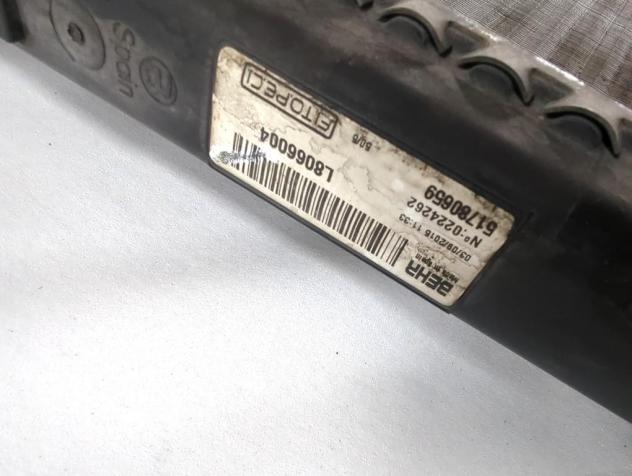 51780659 RADIATORE ACQUA FIAT QUBO 1.3 D 59KW 5M 4P (2015) RICAMBIO USATO SUPPORTO DANNEGGIATO - Foto 5