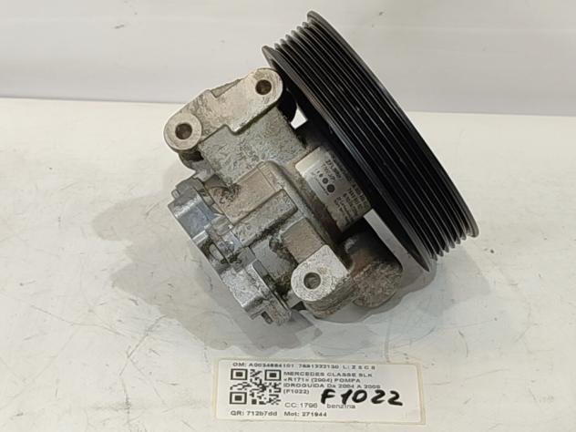POMPA IDROGUIDA MERCEDES SLK W171 2° Serie A0034664101 7691332130 271944 benzina 1796 (0411) - Foto 2
