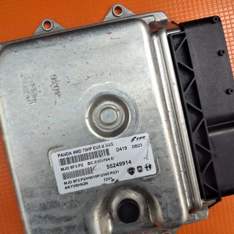 CENTRALINA MOTORE FIAT PANDA 1.3 MAGNETI MARELLI MJD 8F3.P2 55249914 - Foto 2