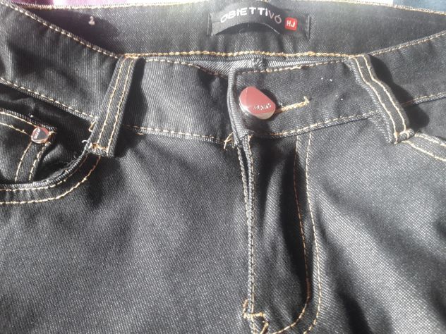 Jeans sottile donna nero Tg 42 S - NUOVO - Foto 4