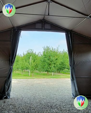 Tendoni Coperture Pvc Magazzino Industriale 10 x 20 x 5,50 mt.Ø 76 mm - Foto 5