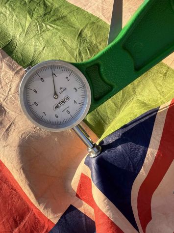 Pelle stampata bandiera Inglese e Bolivia - Foto 9
