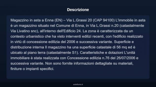 Immobile in asta di 56 m² in vendita a Enna - Foto 3