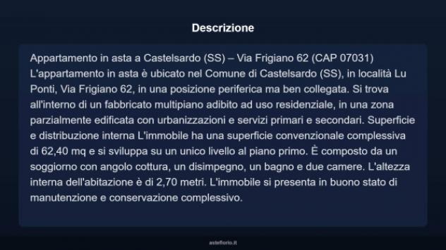 Immobile in asta di 62 m² in vendita a Castelsardo - Foto 5