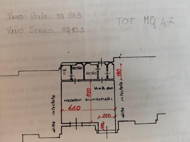 Locale comm.le/Fondo in affitto a Pisa 50 mq Rif: 1328154
