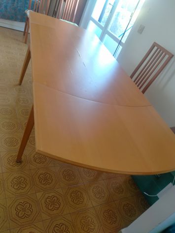 Tavolo Ikea Kronvik, allungabile, color faggio. - Foto 3