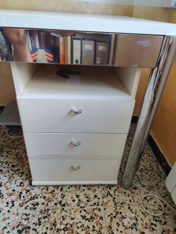 Tavolo in legno bianco stile moderno - Foto 6